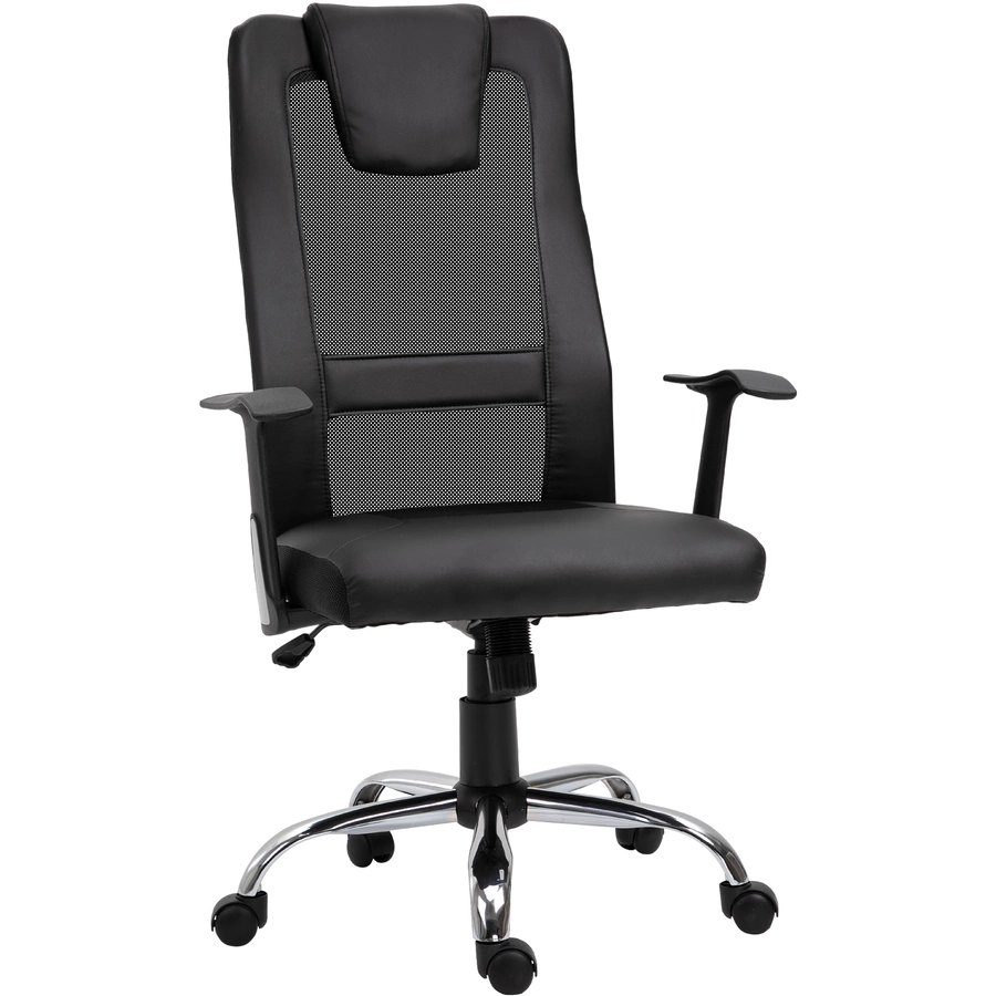 Vinsetto Bürostuhl ergonomisch schwarz