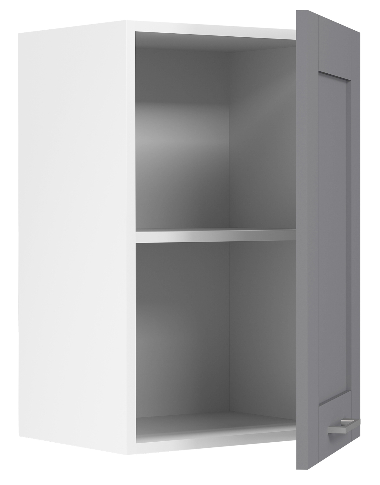 Hängeschrank COLURA - weiß-anthrazit - 40 cm