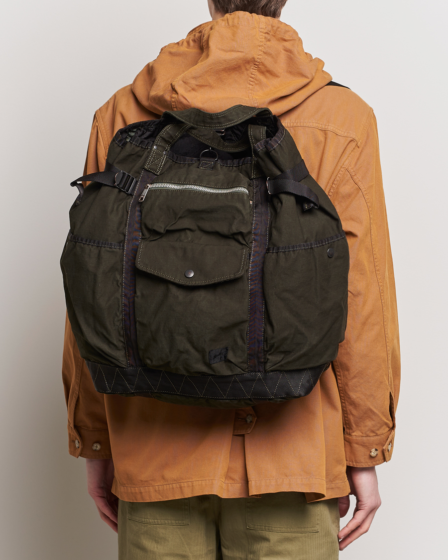 Porter-Yoshida & Co. Crag 2Way Rucksack Khaki