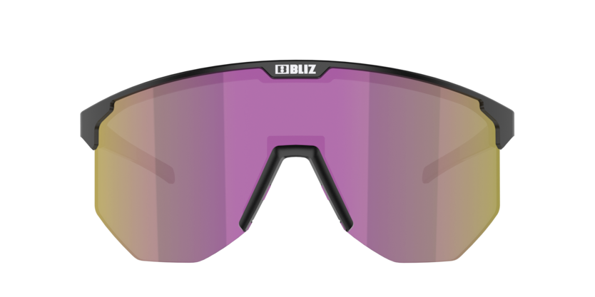 Bliz Hero Small Cykelbriller Matsort med Lilla Linse