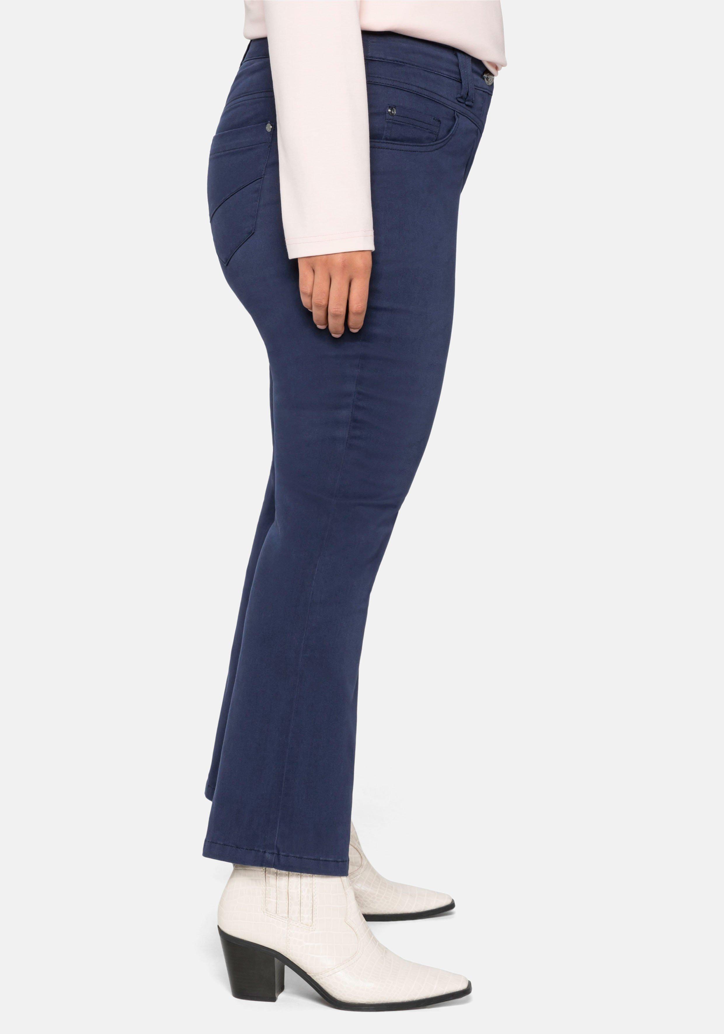 Gerade Twill-Hose in extrakurzer Petite-Länge