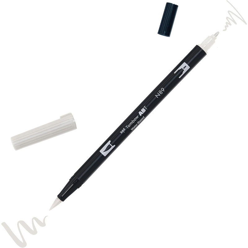 Tombow Pinselstift Dual Brush Pen ABT, N89 - warm gray 1