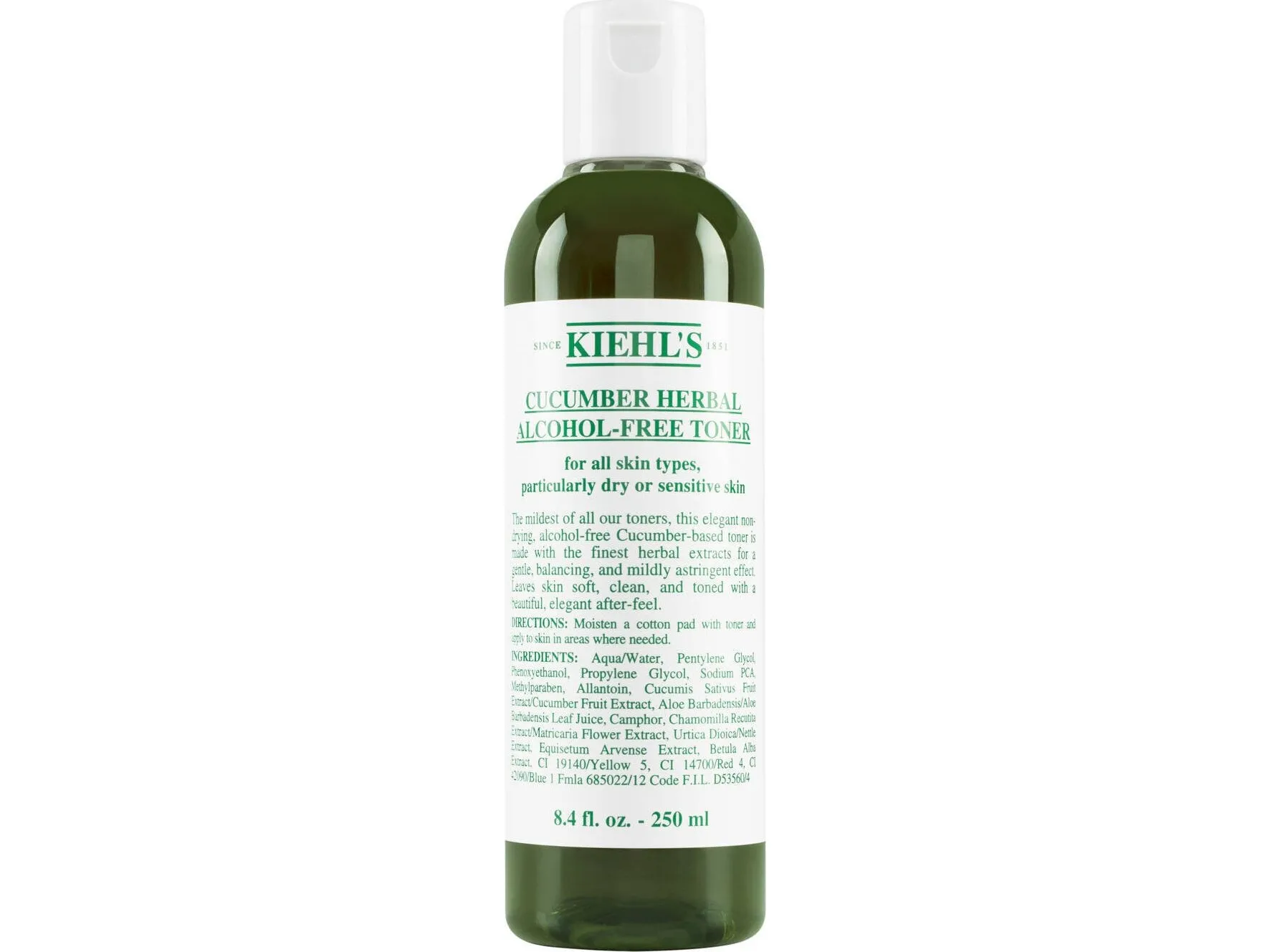 Kiehl's Cucumber Herbal Alcohol Free Toner - Dame - 250 ml
