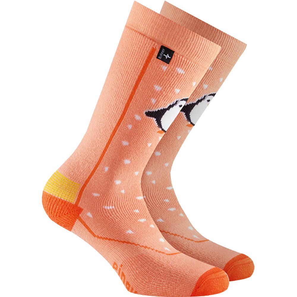 Rohner Pinguin Skisocken Kinder flamingo