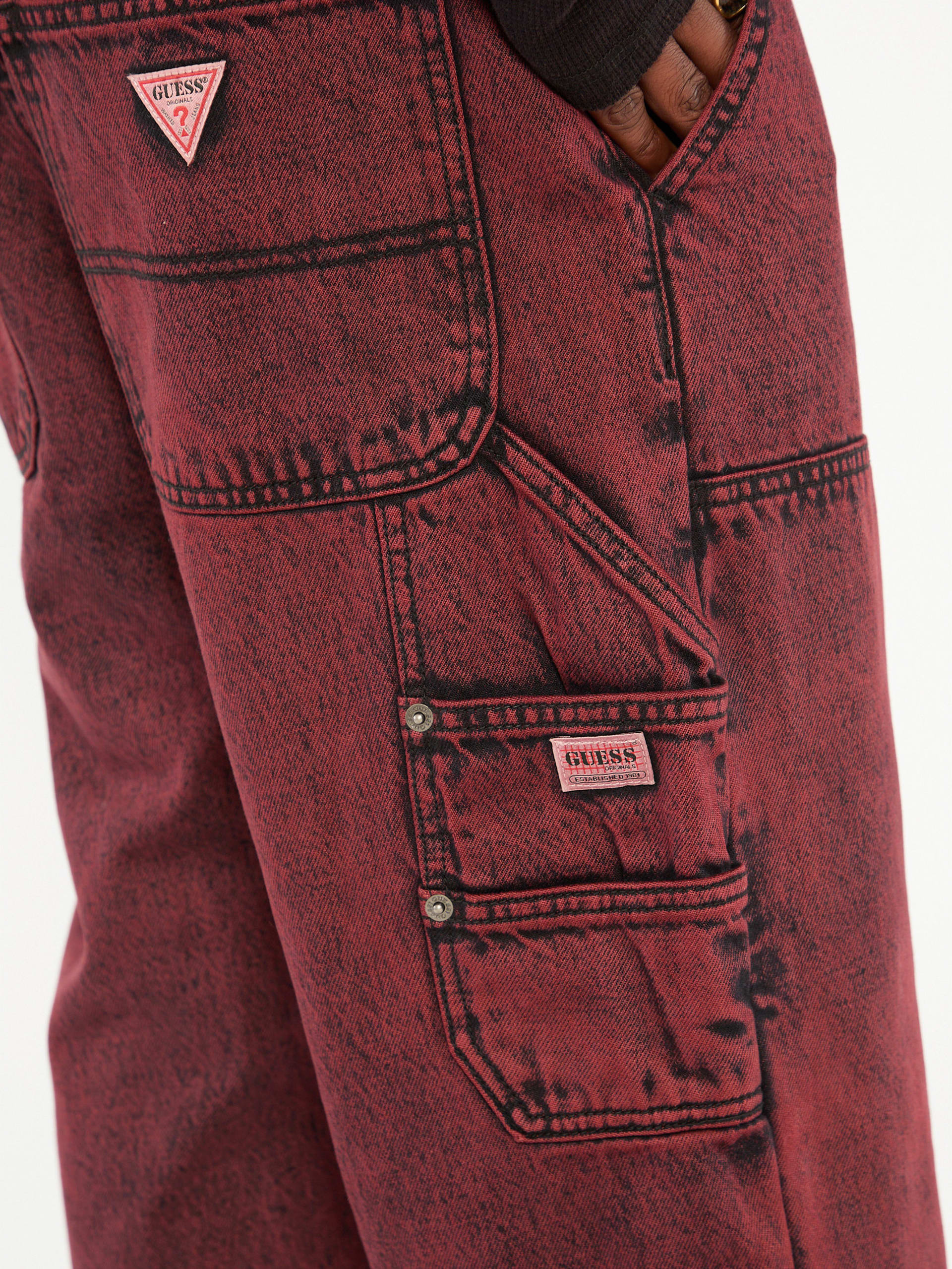 Calça jeans GUESS Originals Panel Carpenter