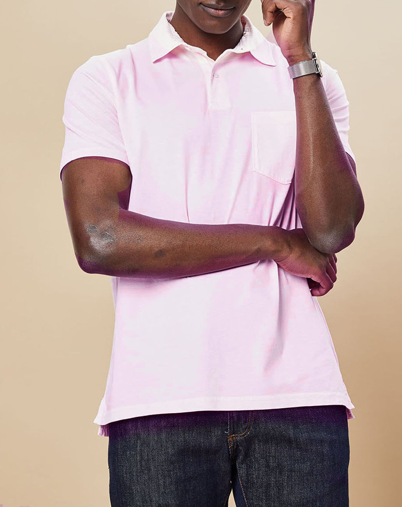 Hartford Polo Jersey Ss rose