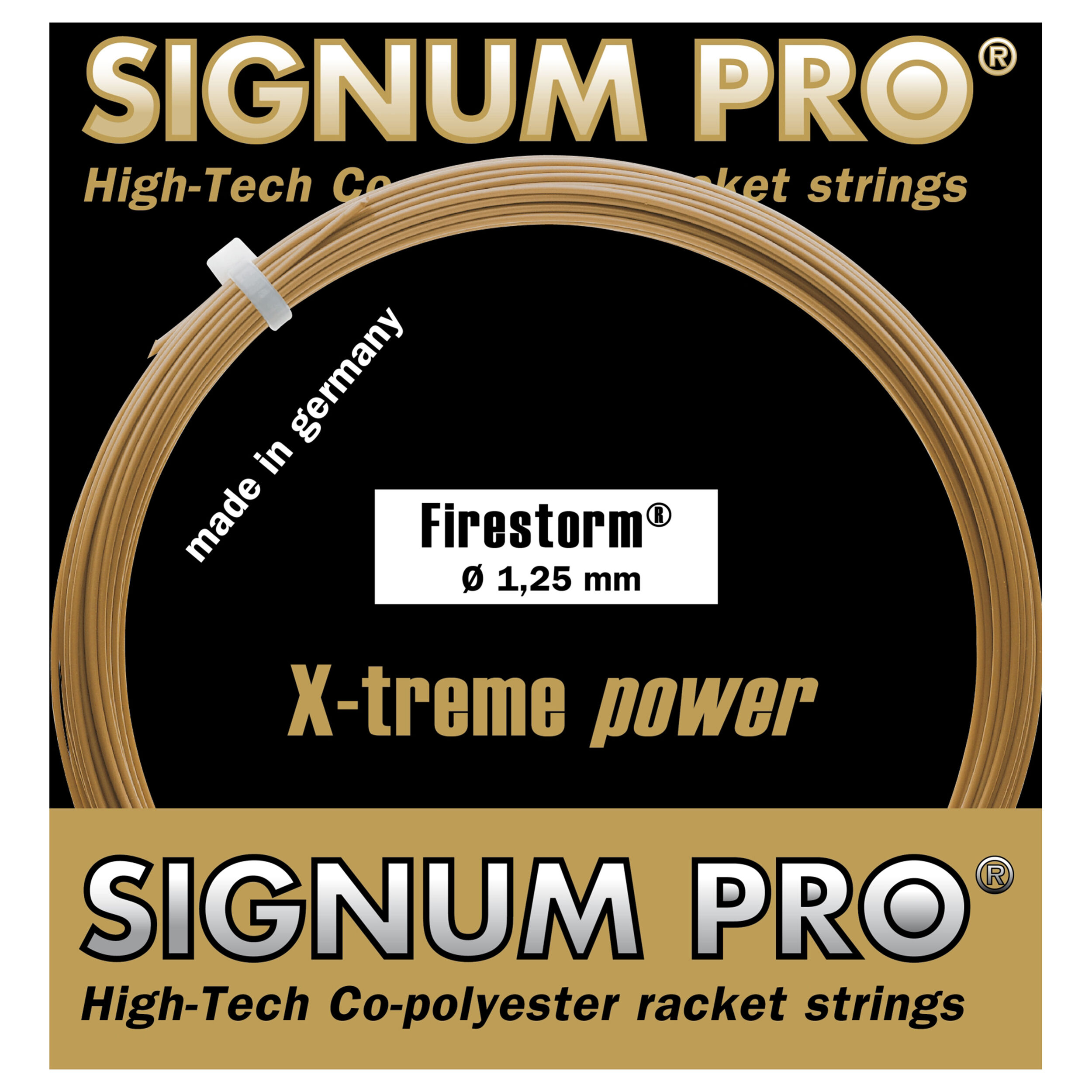 Signum Pro Firestorm Metallic Cordage En Garniture 12,2m - Or