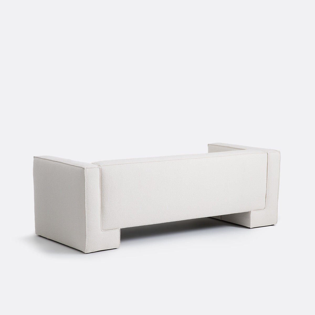LA REDOUTE INTERIEURS<br>Sofá de 3 lugares, bouclette fino, Capu