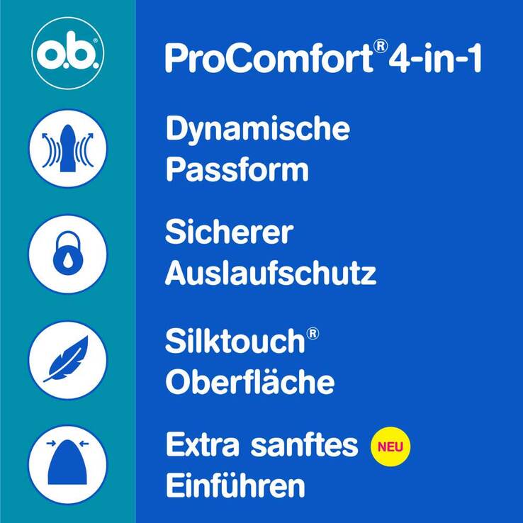 O.B. Tampons Procomfort mini, 16 St