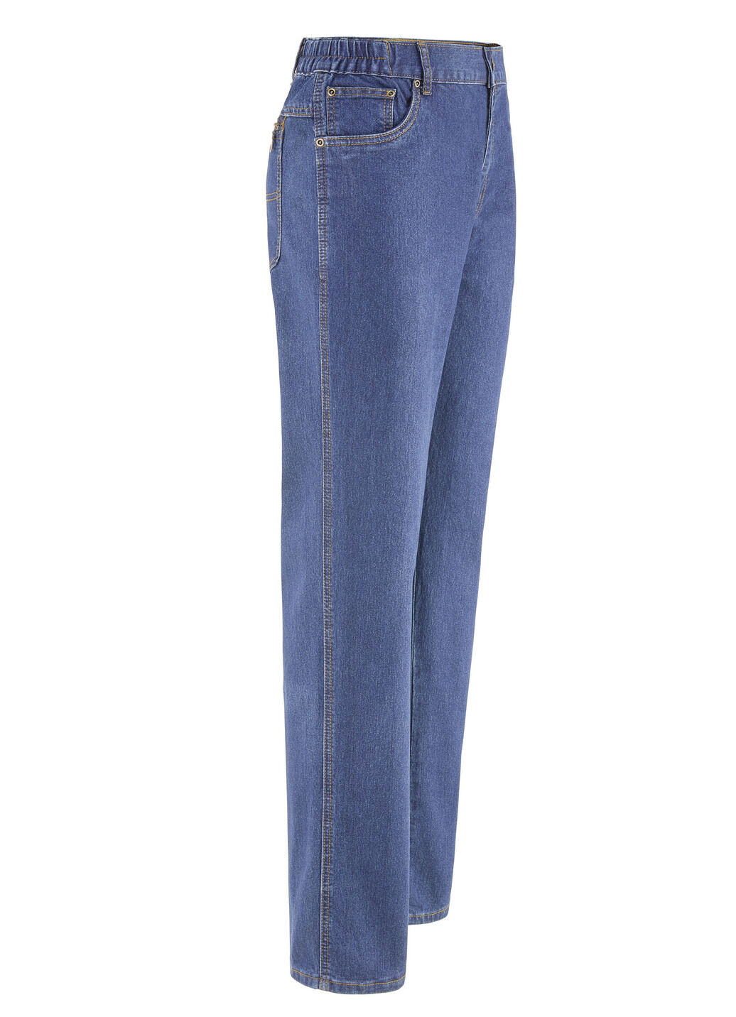 Jeans mit Dehnbundeinsätzen in 3 Farben