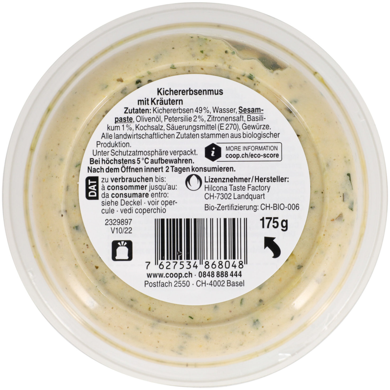 Naturaplan Bio Hummus Kräuter