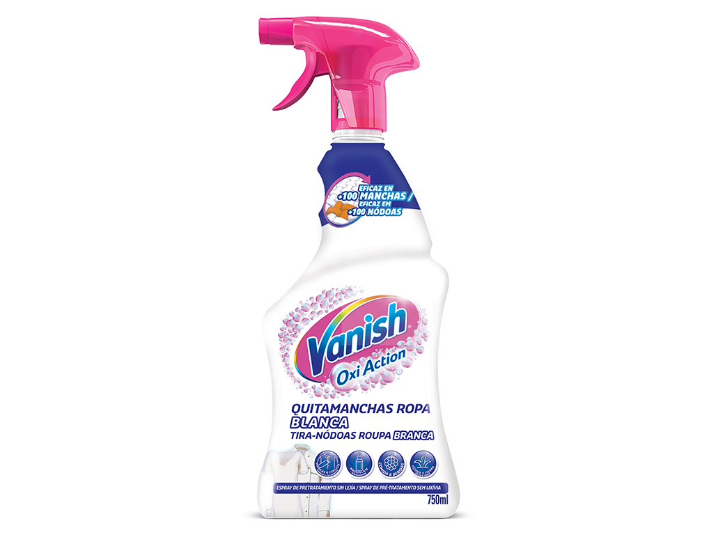 Aditivo Tira Nódoas Spray Roupa Branca Vanish 750ml