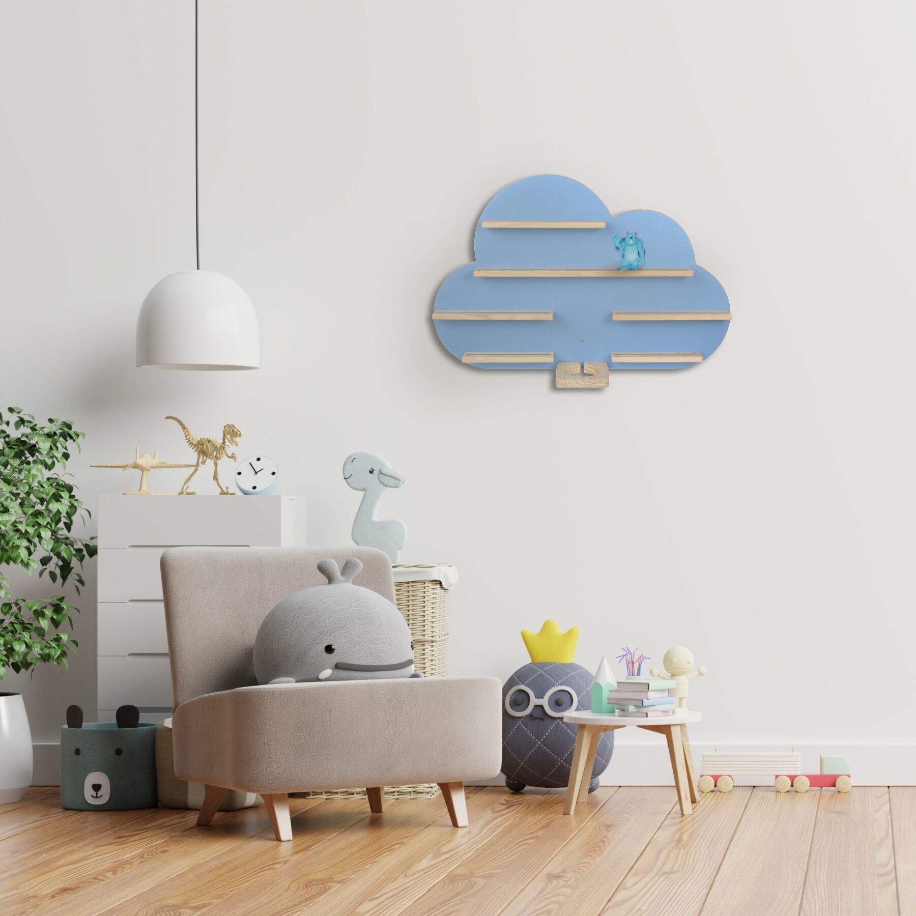 Wandregal MyLittleStory Cloud