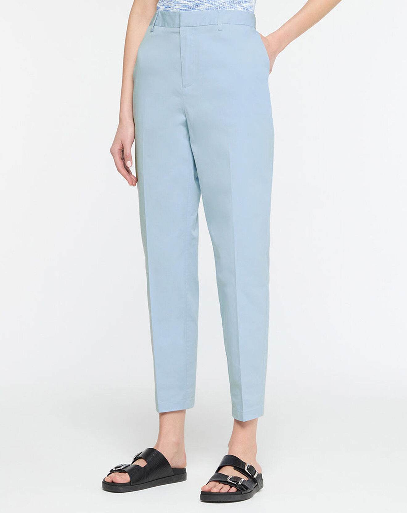 Scotch & Soda Pantalon Chino bleu clair