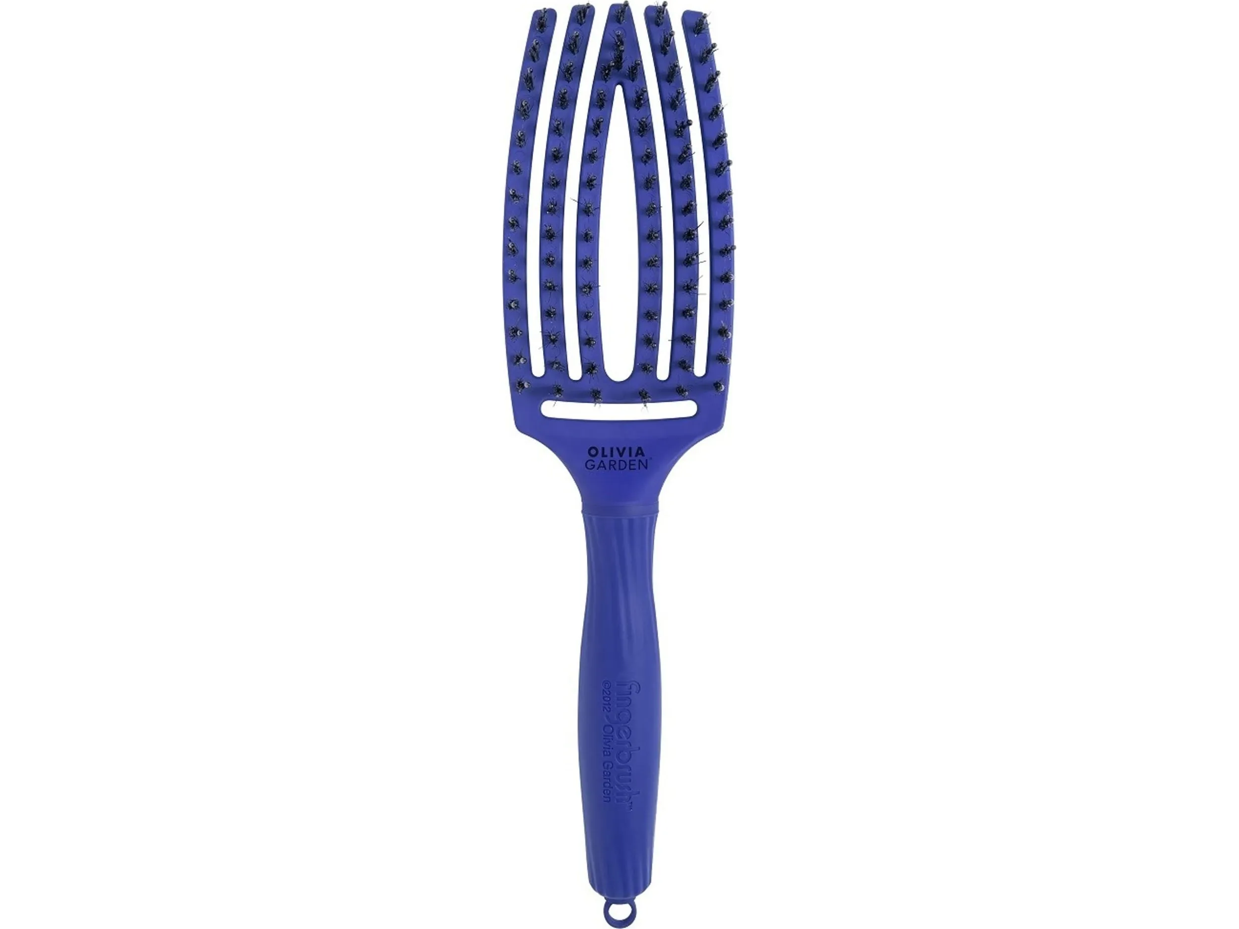 OLIVIA GARDEN_Finger Brush On the Road Again Blue Jeans Hair Brush