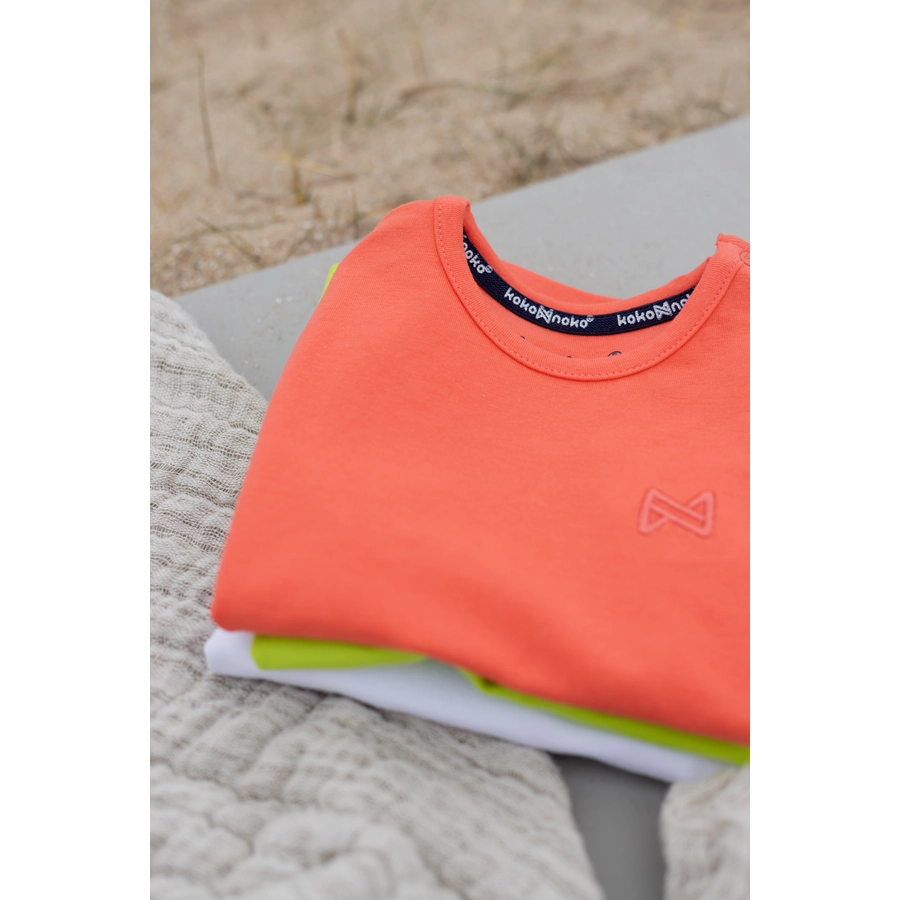 Koko Noko T-Shirt Nigel Neon Coral