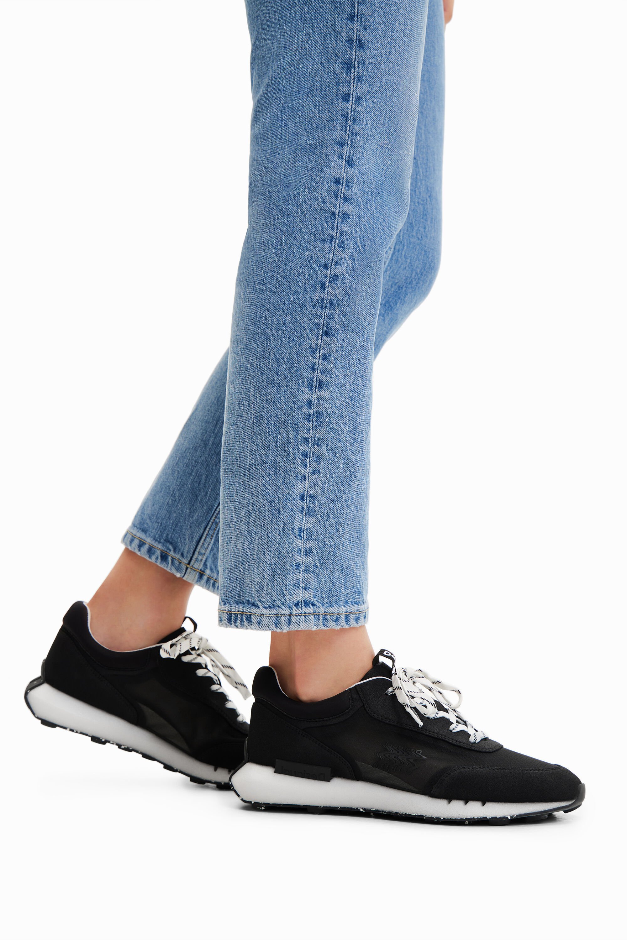 Baskets de running transparences