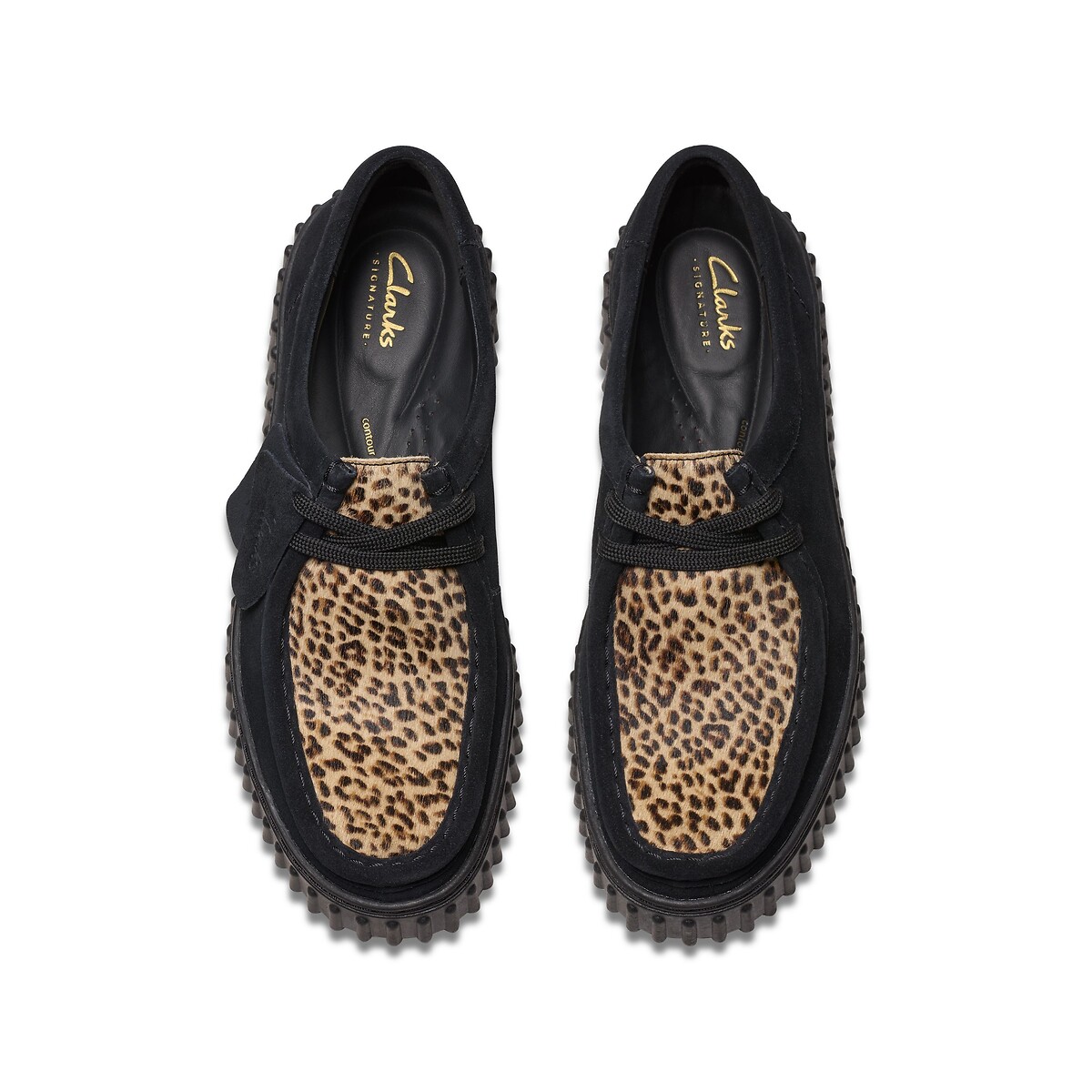 CLARKS<br>Derbies em couro camurça Torhill Bee