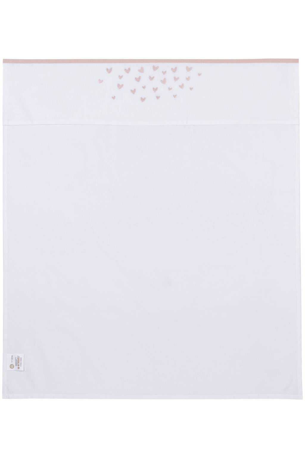 baby wieglaken Hearts soft pink