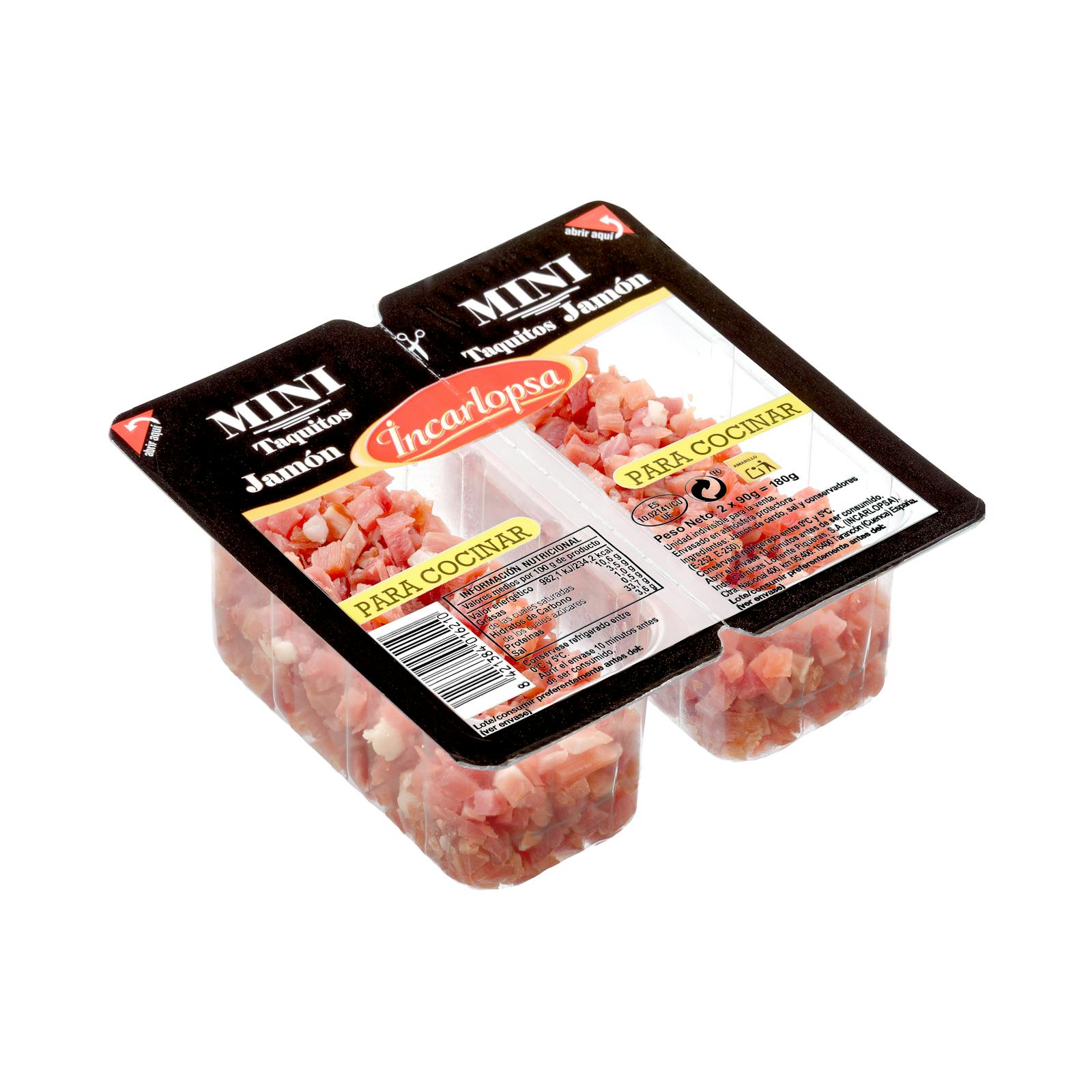 Mini tacos au jambon Incarlopsa