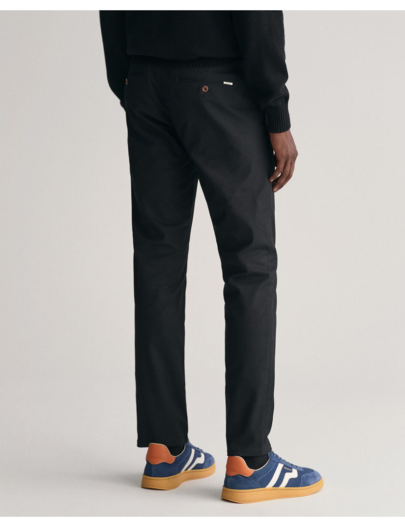 Slim Fit Black Chino Pants