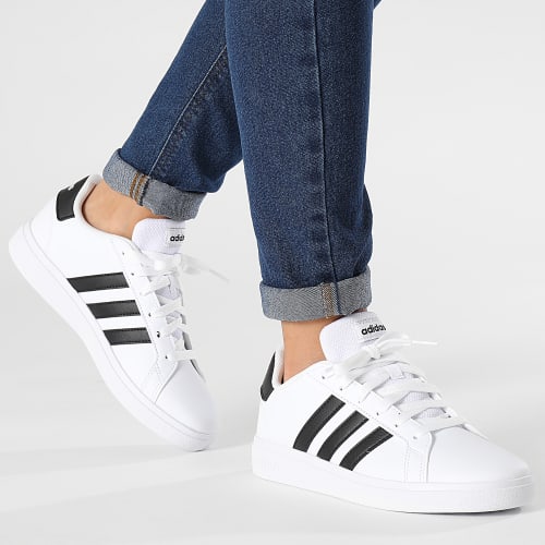 Baskets Femme Grand Court 2 GW6511 Cloud White Core Black
