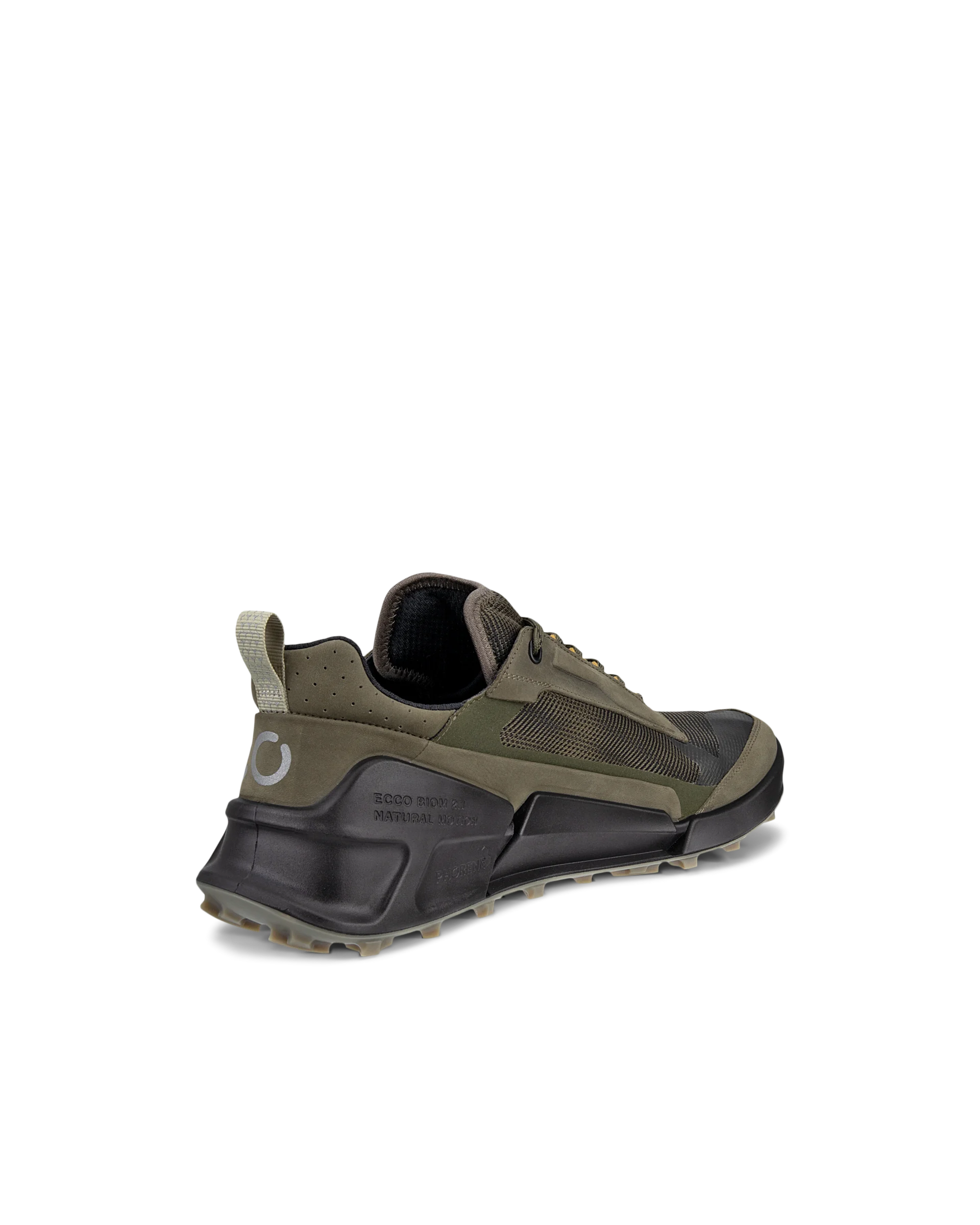 ECCO BIOM 2.1 X MOUNTAIN M Herren Wasserdichter Wanderschuh aus Nubukleder Grün