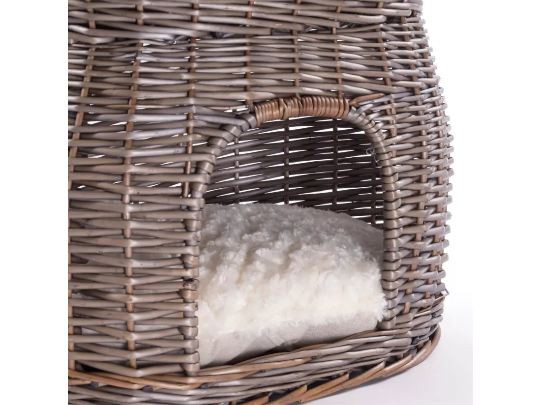 MAISON DES CHATS Caverne Luna gris