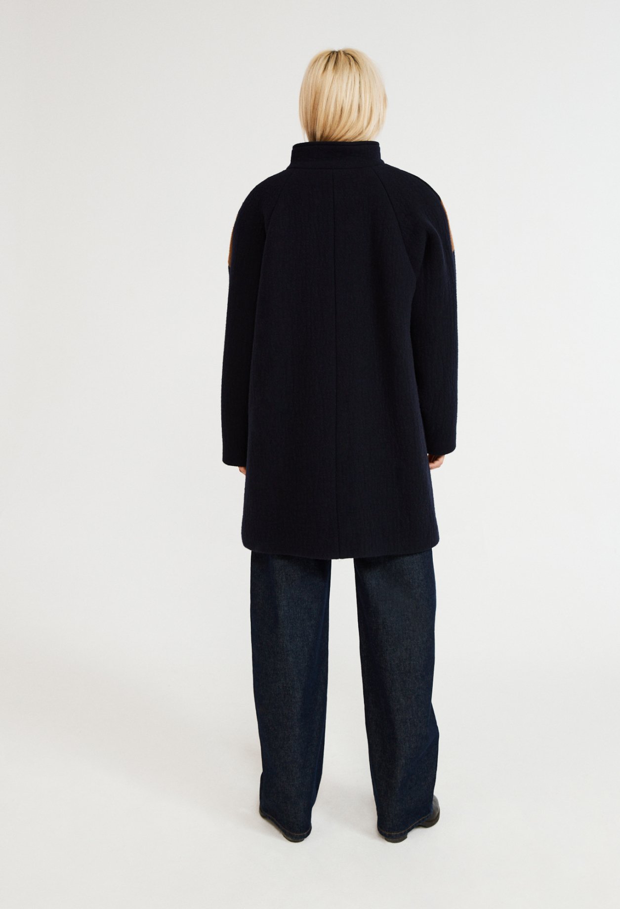 Manteau mi-long en laine