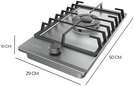 Cecotec Plaque à gaz Bolero Squad G 4200S Glass Black. Plaque à gaz avec 4 feux, finition verre noir, puissance 8000W, grilles individuelles et allumage électrique avec sécurité des vannes. : Cuisine et Maison