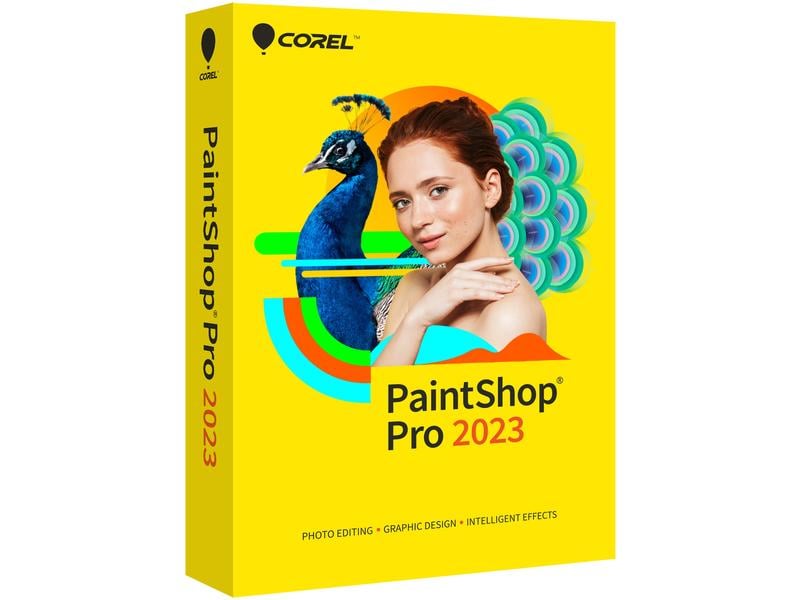 Corel PaintShop Pro 2023 Box, Vollversion Bildbearbeitungsprogramm für Windows