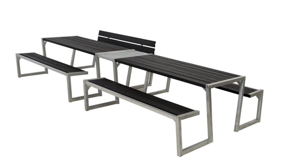 BENKESETT PLUS ZIGMA 392X194 SVART