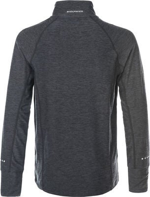 Endurance Lyle Melange Performance Trøye, Black
