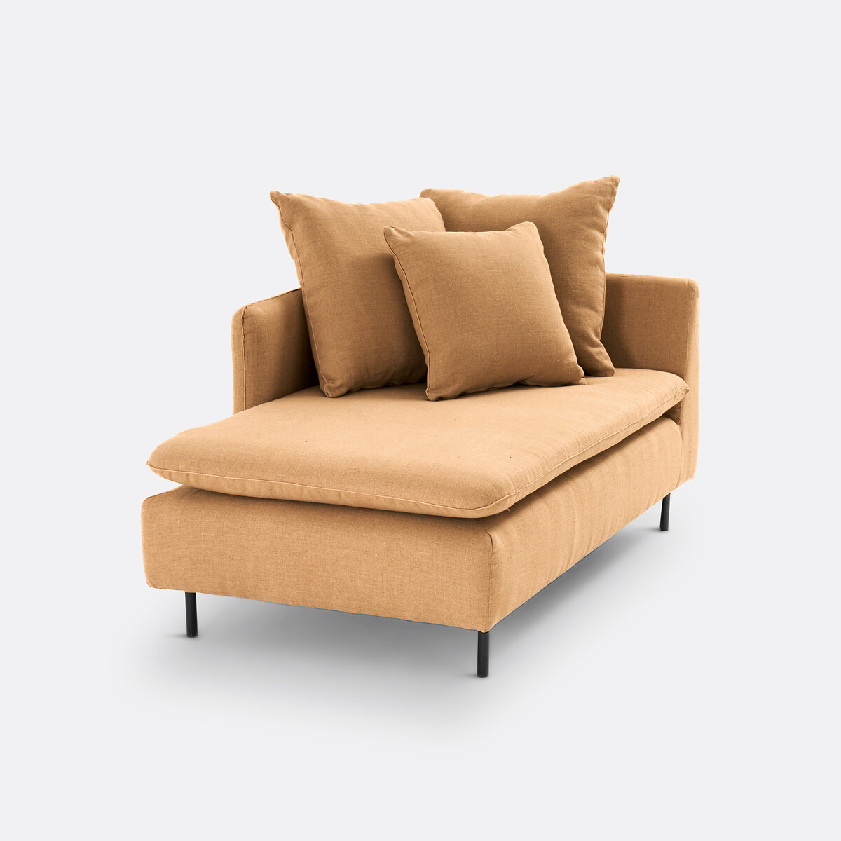 LA REDOUTE INTERIORS<br>Omvormbare Cadeira longa linho/viscose L158 cm, Ivete