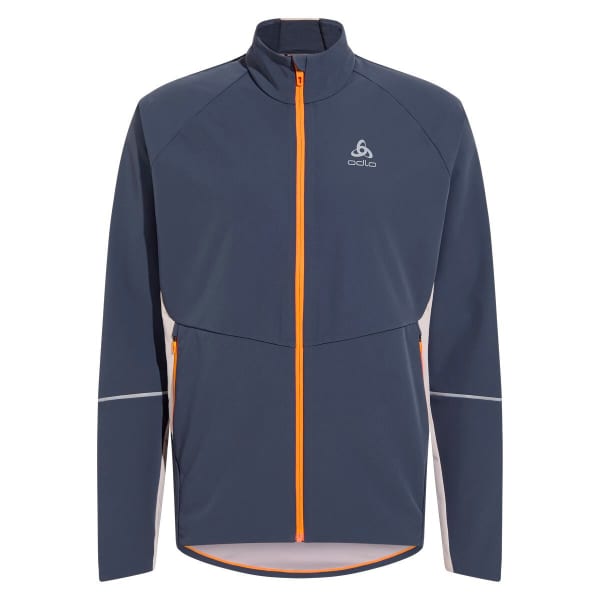 Veste ski de fond ODLO ENGVIK JACKET SILVER CLOUD/INDIA INK