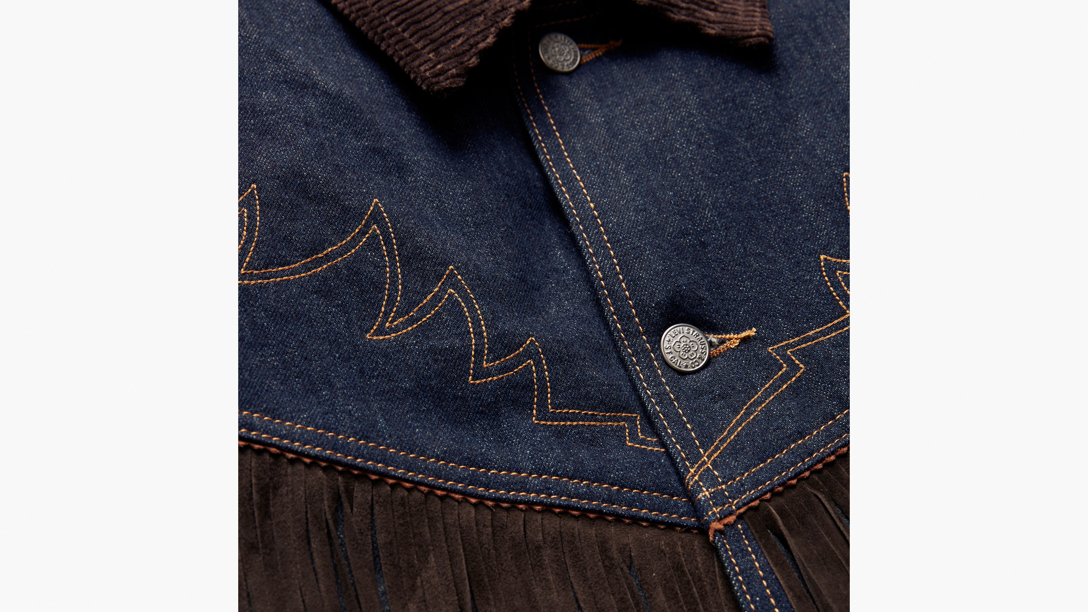 Levi's® x KENZO Fringe Jacket - Indigo Rinse - Bleu