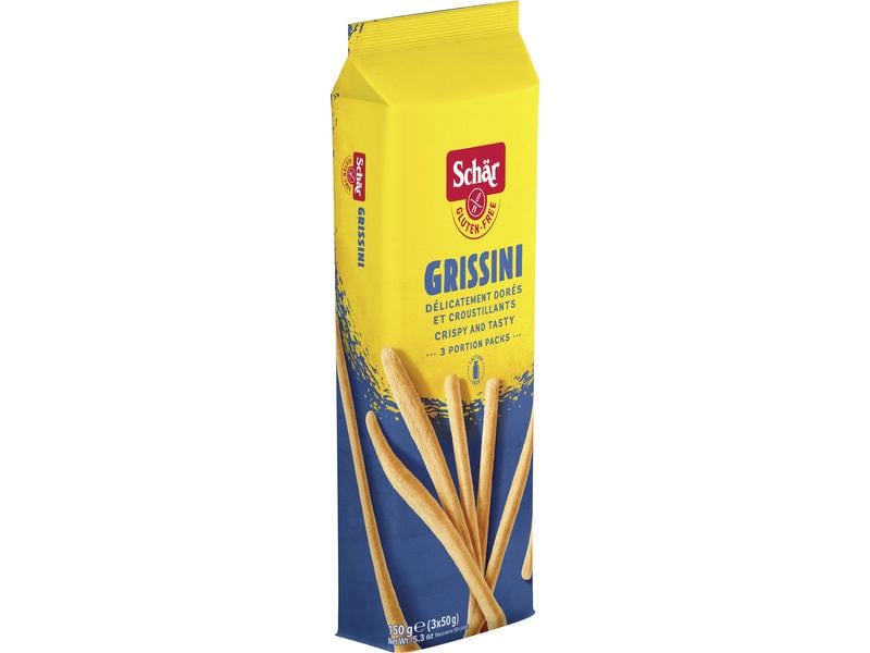 Dr.Schär Apéro Grissini glutenfrei 150 g Lange knusprige Brotstäbchen