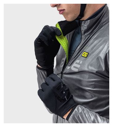 Veste Manches Longues Alé Guscio Noir Réflechissant