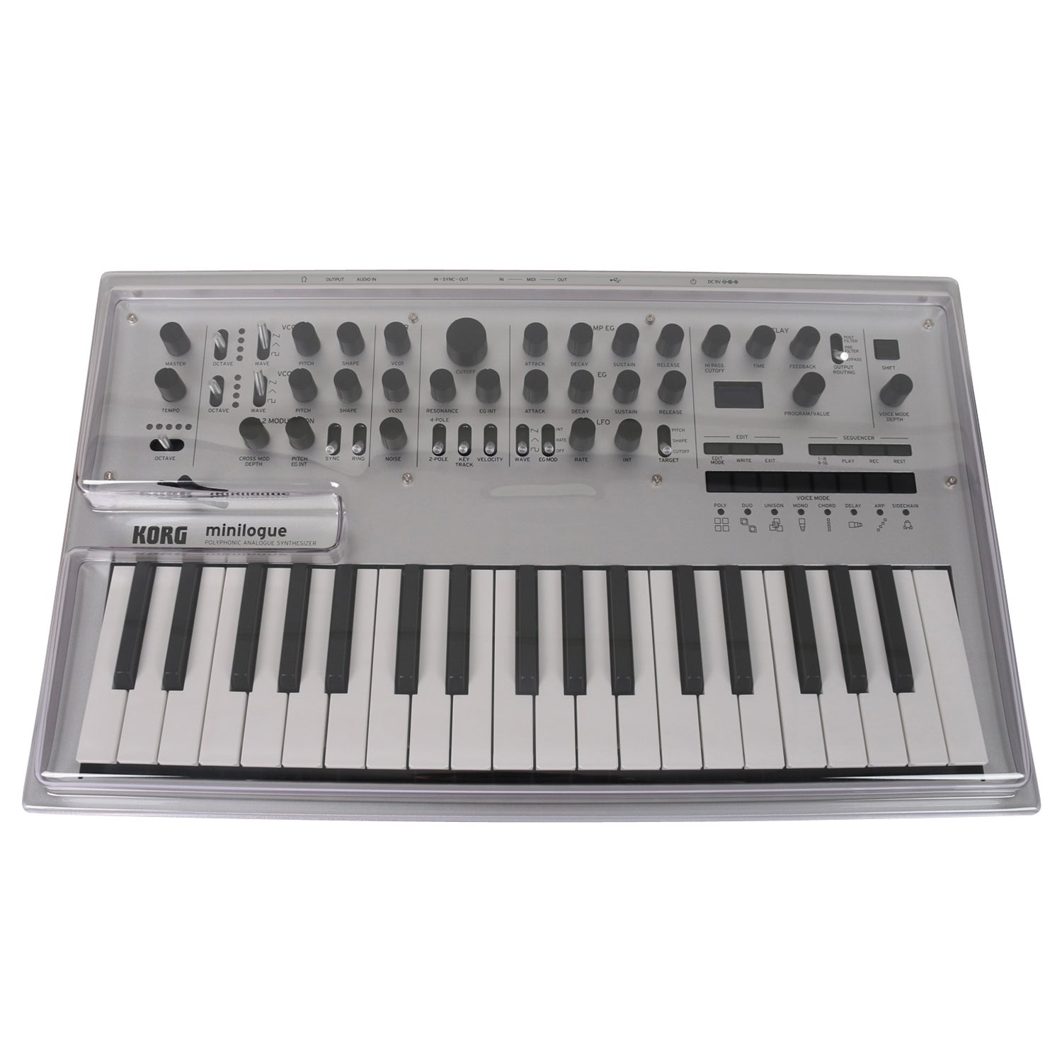 Decksaver Korg Minilogue & XD stofkap