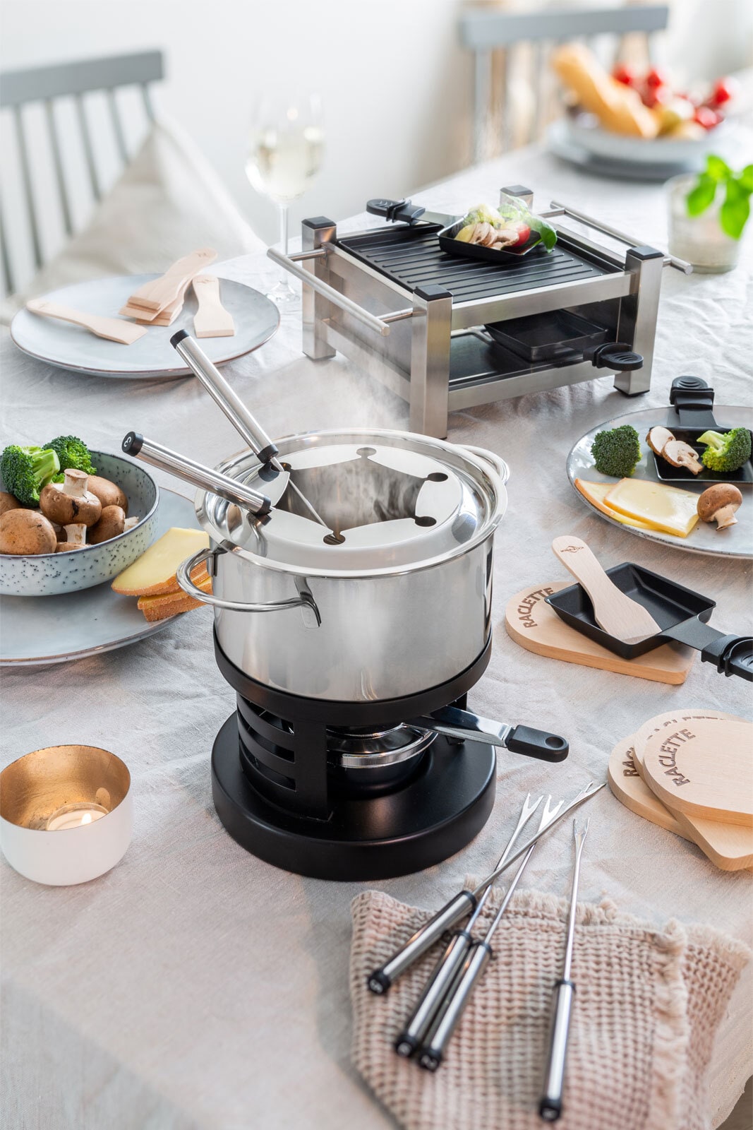 KÜCHENPROFI Fondue Set LUZERN 8-teilig