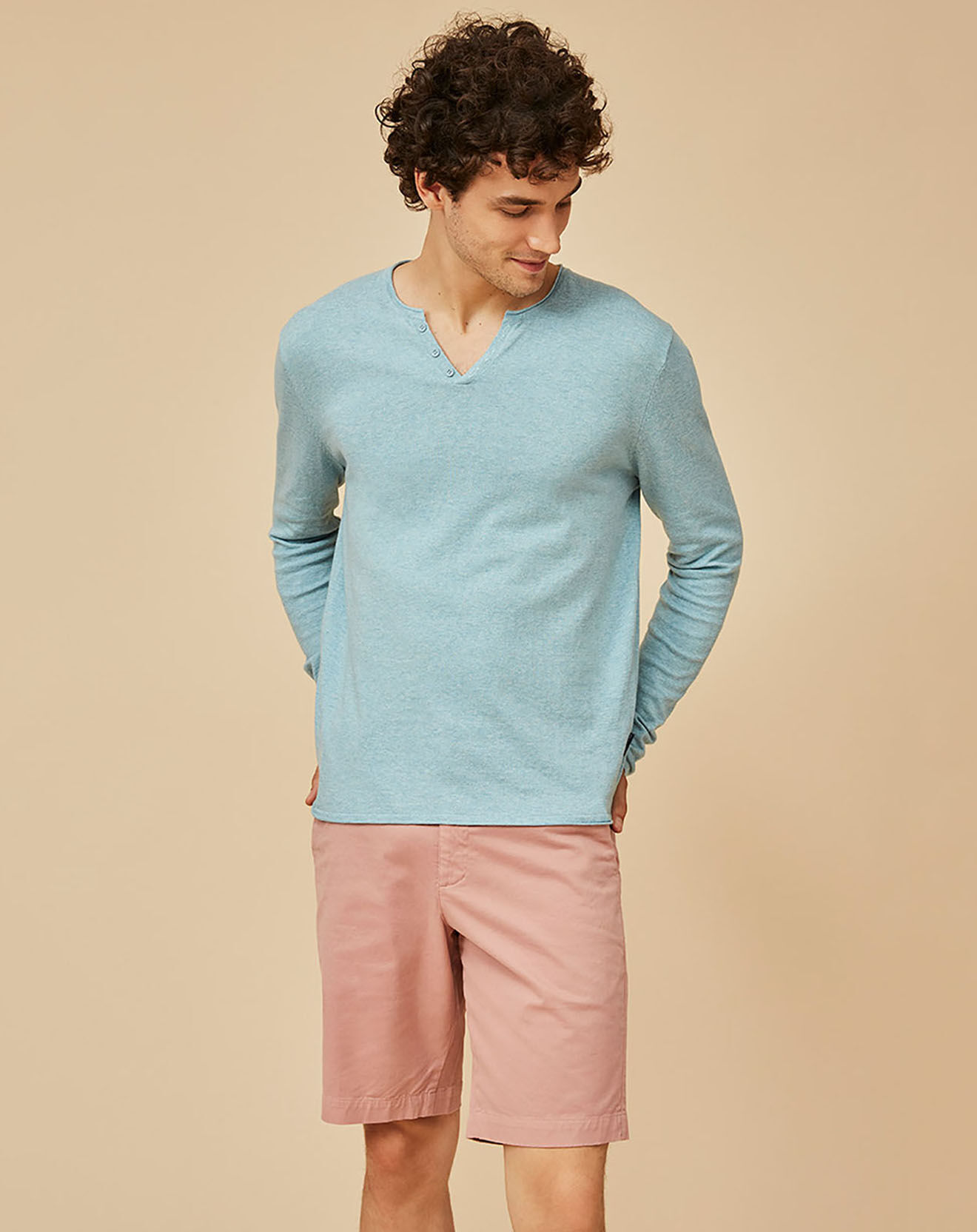 Harris Wilson Pull Madden acier chiné