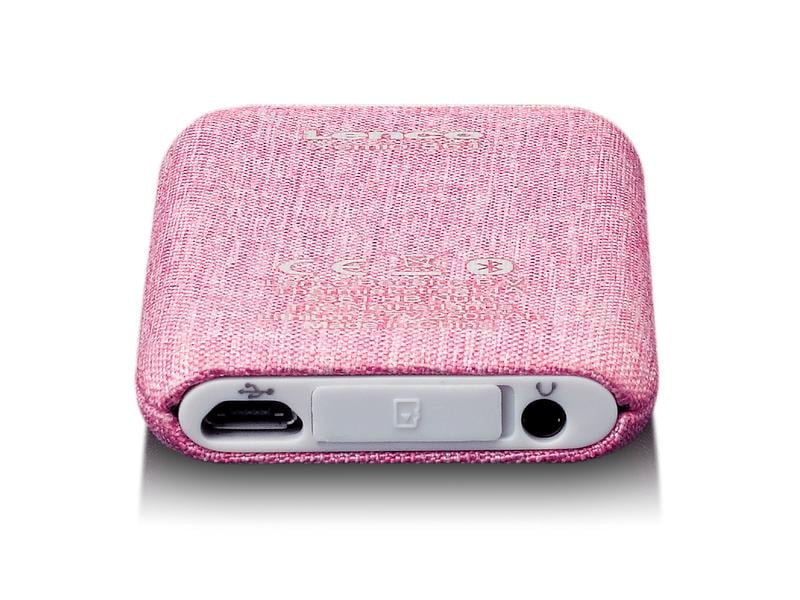 Lenco MP3 Player Xemio-861 Pink MP3-Player mit Bluetooth & 8 GB Micro SD Card