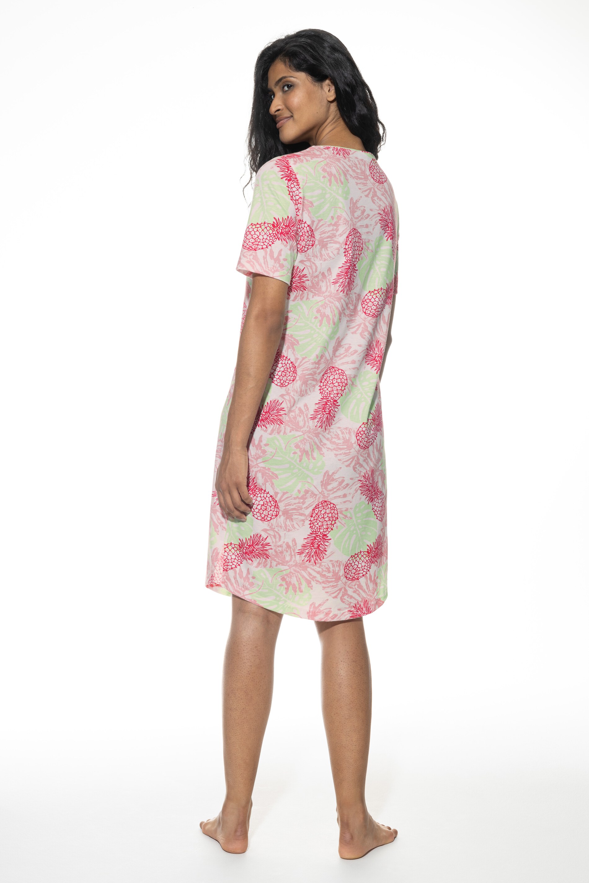 Nachthemd kurzarm<br>Serie Pink Pineapple
