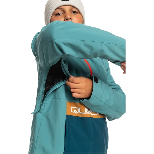 Veste de ski QUIKSILVER STEEZE YOUTH JK BRITTANY BLUE