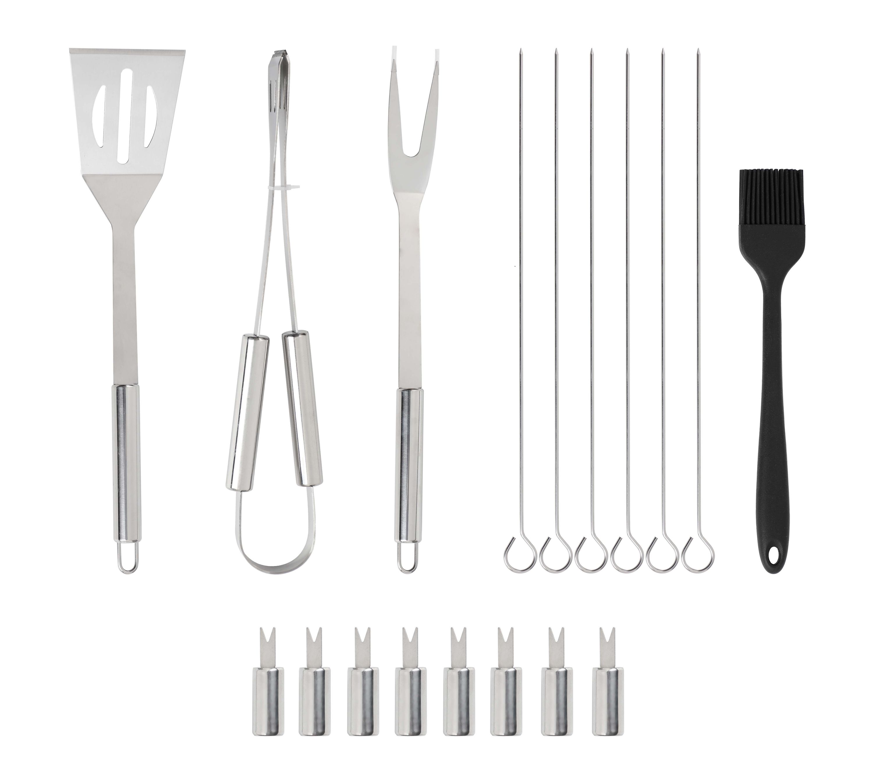 BBQ Grillbesteck Tasche 19-teilig