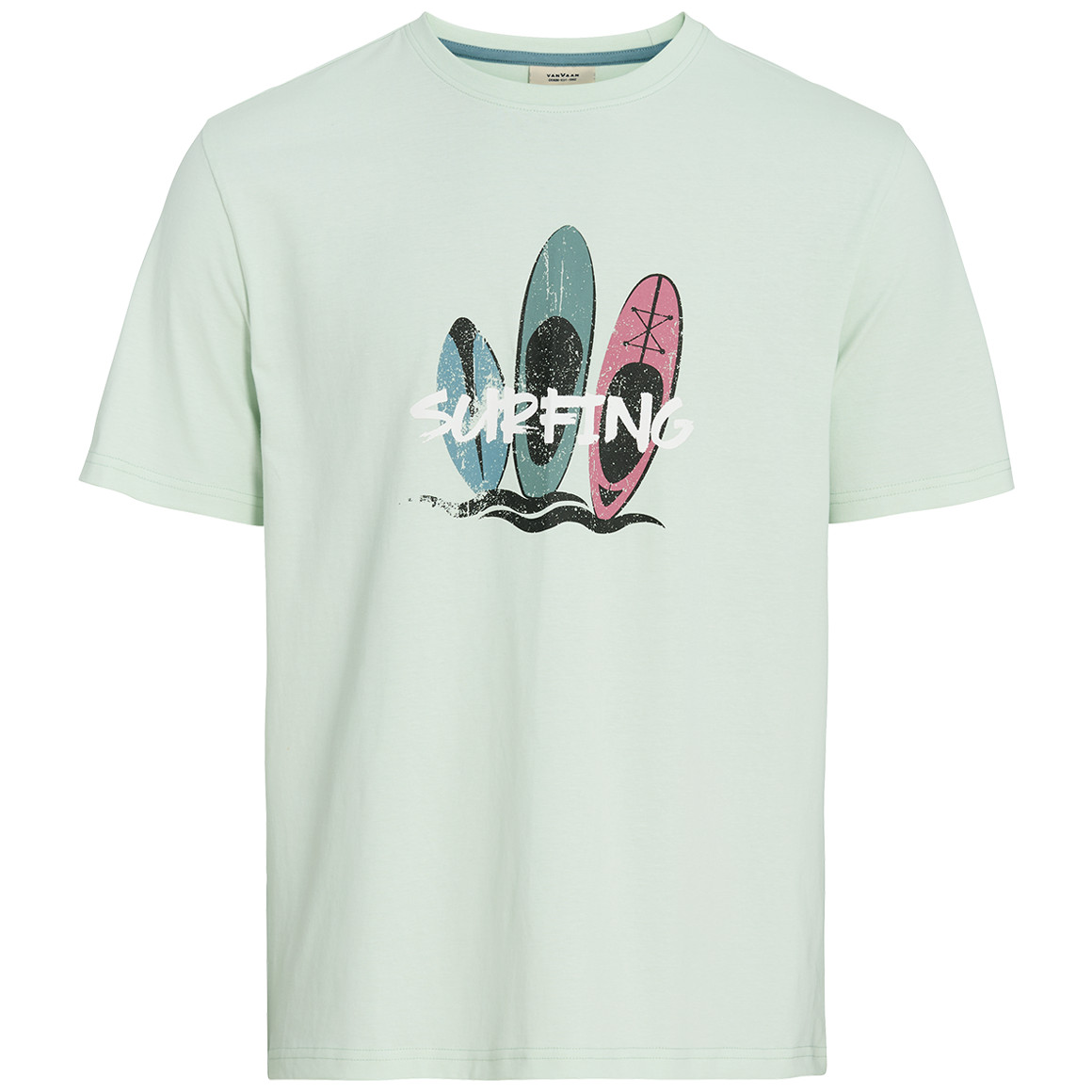 VanVaan Denim Herren T-Shirt aus Bio-Baumwolle mintgrün