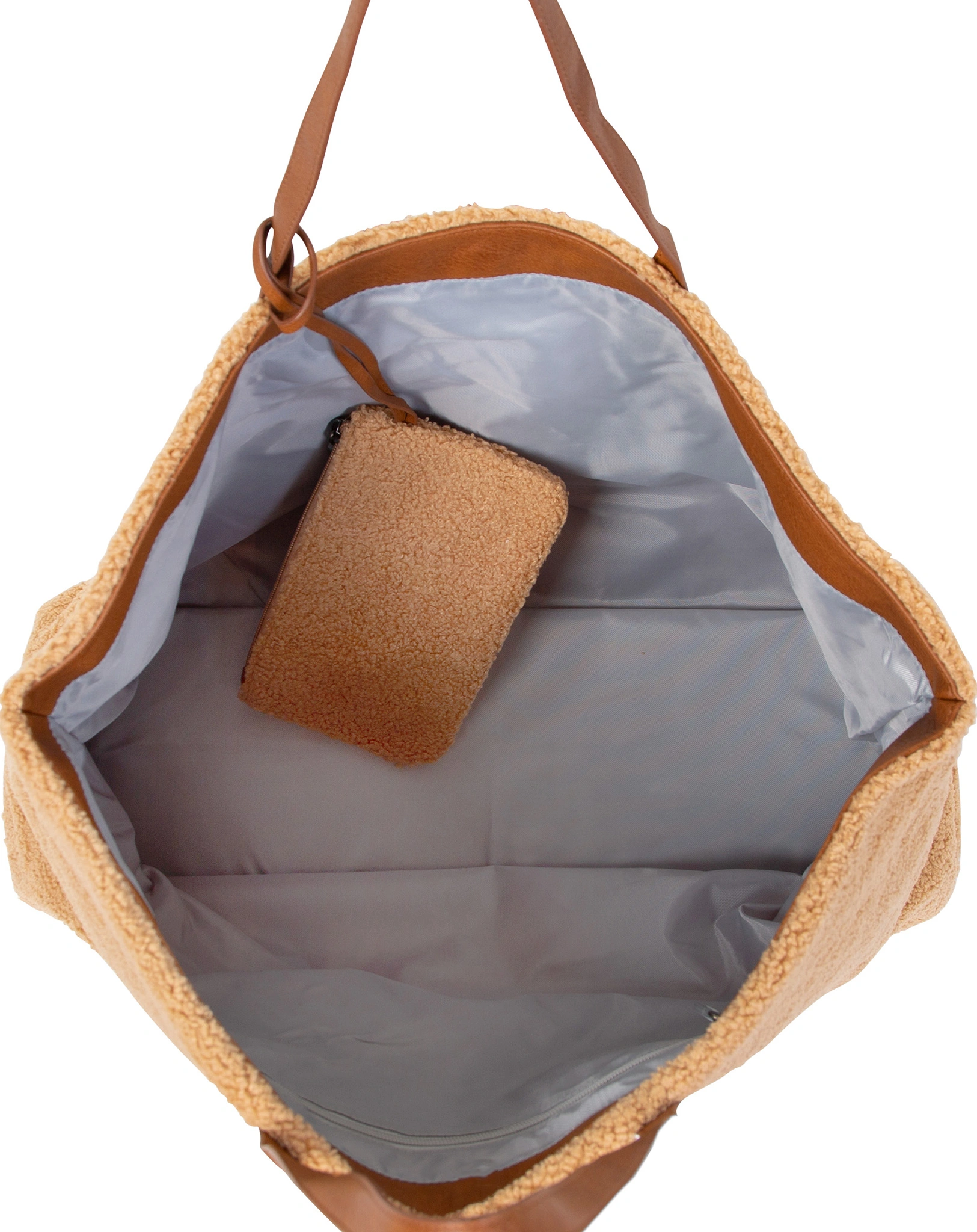 Wickeltasche FAMILY BAG TEDDY (55x18x40) in braun