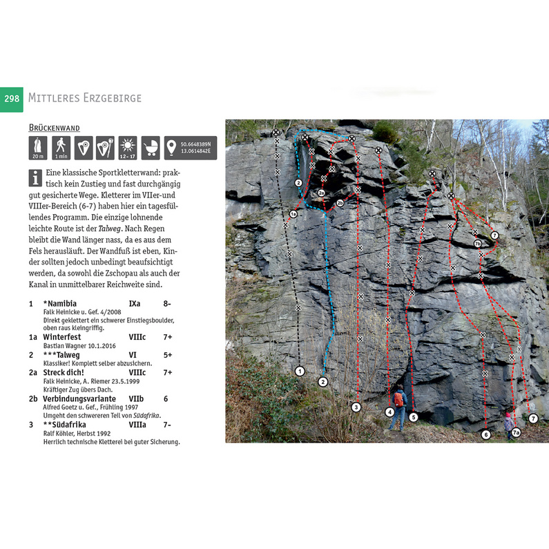 Geoquest Verlag Glück Auf! Kletterführer Erzgebirge