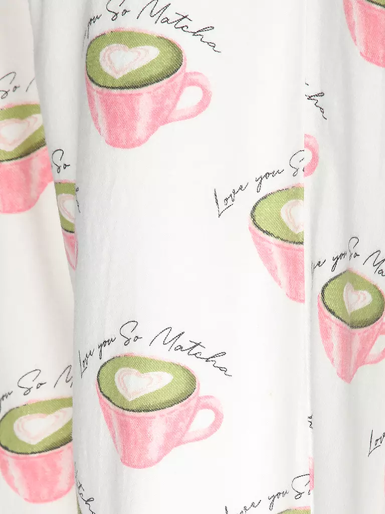 P.J.SALVAGE Pyjamahose weiss