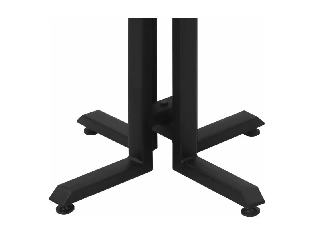 Table de bistro ronde Ø55x76 cm teck de récupération massif